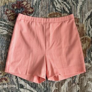Vintage Tanjay Women’s Shorts / Small Size / Pink & White Checkered Pattern